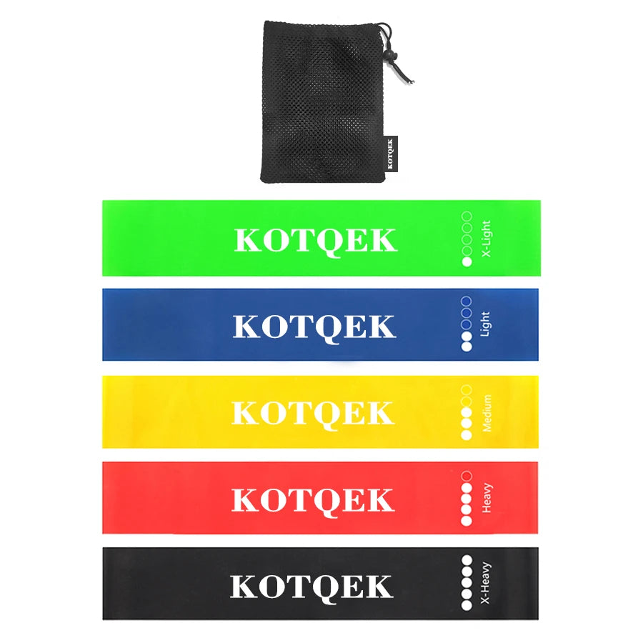 Fitness Elastic Resistance Bands Home Pilates Yoga Sport Resistance Bands Stretching Training Crossfit Workout Gym Equipment