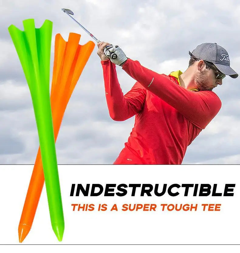 PGM 50pcs Golf Tees Plastic 83mm/38mm Random Colors Accessories Sport TE001