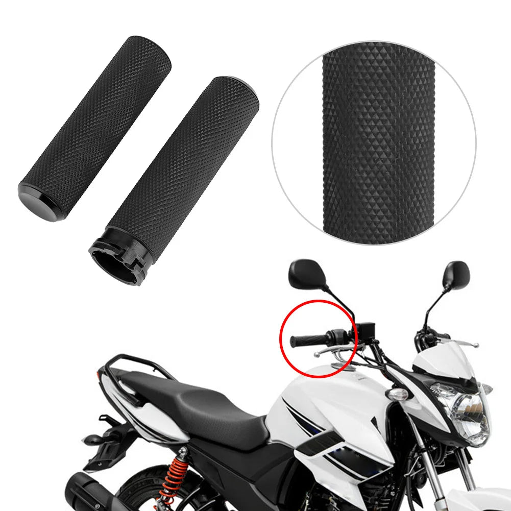 1 Pair 1in Motorcycle Handlebar Hand Grips for Harley Sportster Softail