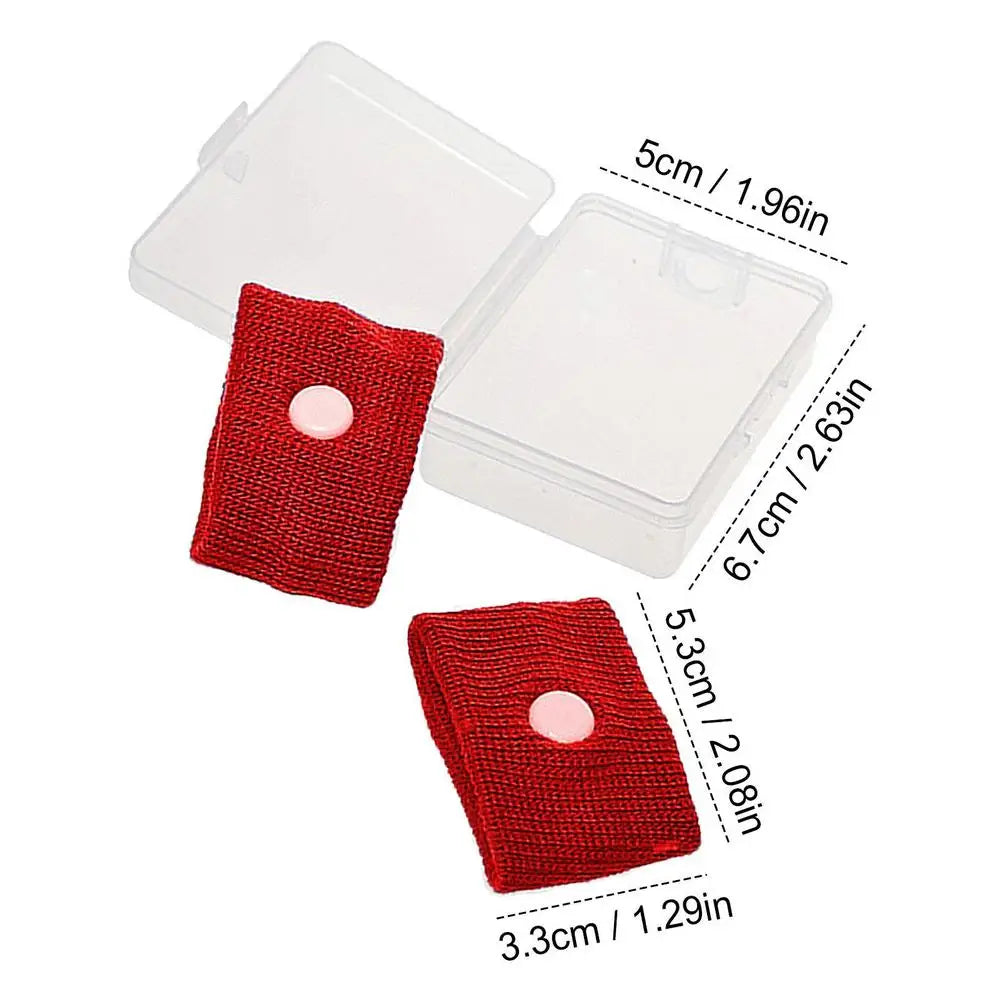 2pcs Reusable Sickness Wristband Motion Sickness Wrist Band Carsickness Seasick Sports Safety Anti Nausea Wristbands