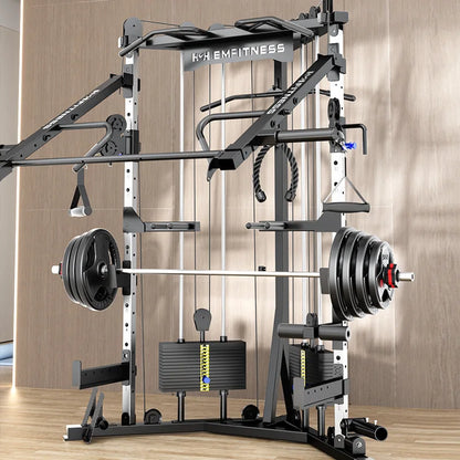 Gym commercial small bird dual arm machine comprehensive training device, multi-functional gantry strength fitness equipment
