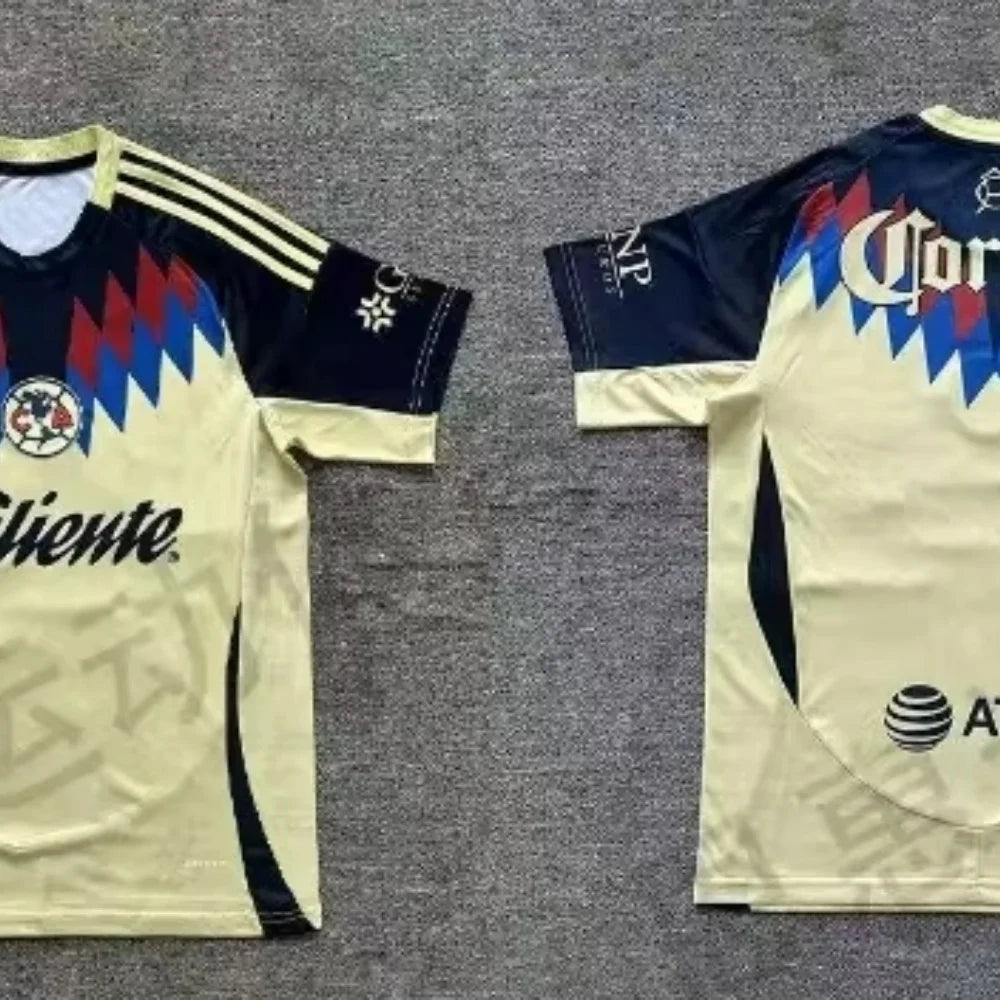 SUMMER Club America Soccer Jerseys T-shirt Vintage Sports Men Women Clothes Unisex Tee Clothing Outdoor Kids Short Sleeve Top -