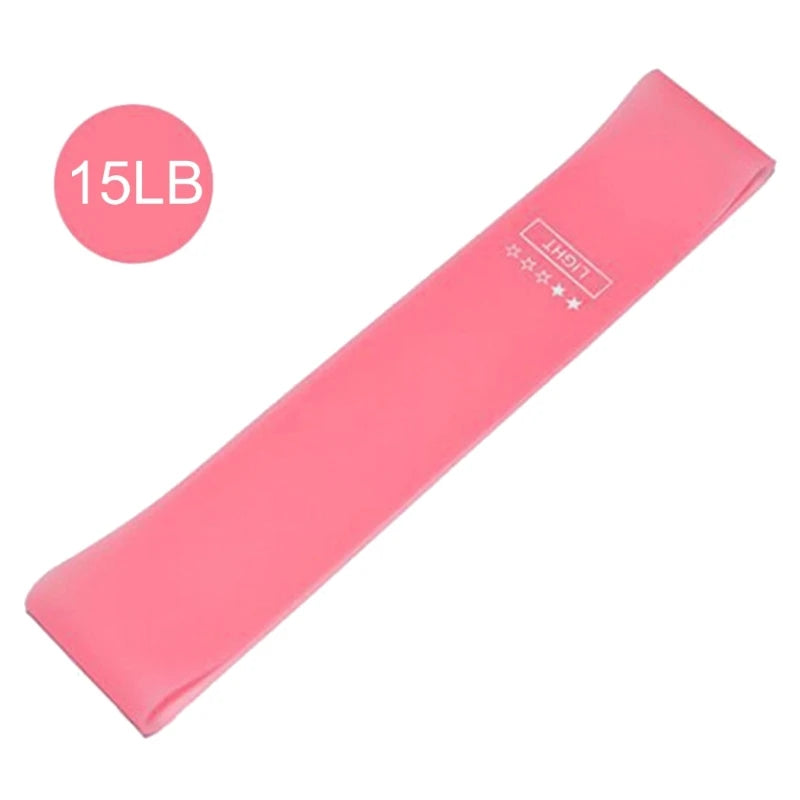 5Pcs Squatting Resistance Band Fitness Band Nonslip Unisex Hip Circles Loop Resistance Band Elastics Fitness Band Set