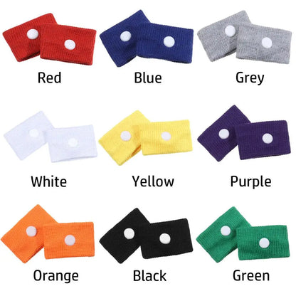 2PCS Sports Safety Wristbands Wrist Support Carsickness Seasick Anti Motion Sickness Wrist Bands Anti Nausea Wristbands
