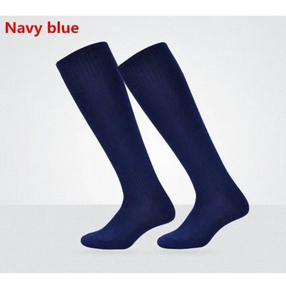 Men's Sport Socks Breathable Over Knee Football Soccer Long Socks