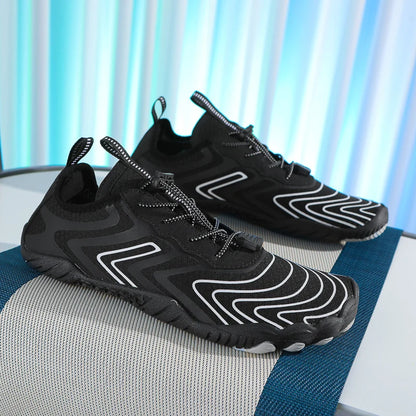 Sports Water Shoes Are Casual, Breathable, Lightweight, Quick-Drying, Barefoot, Suitable for Beach Vacation, Surfing, Swimming, Fishing, Diving, Fitness Training, Outdoor River Tracking, Adjustable Fit