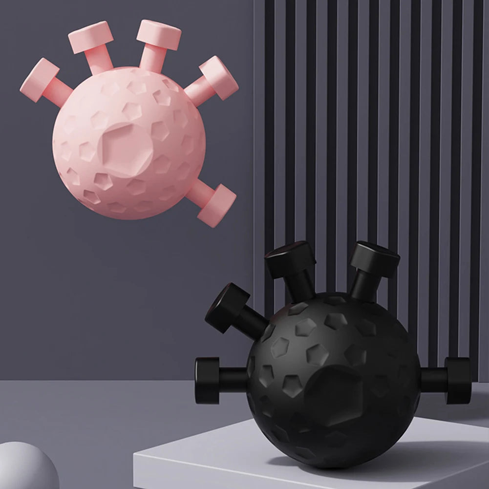 Hand Ball Gripper Exerciser Ergonomic Finger Strength Trainer Anti Slip Finger Exerciser Ball for Musicians Athletes