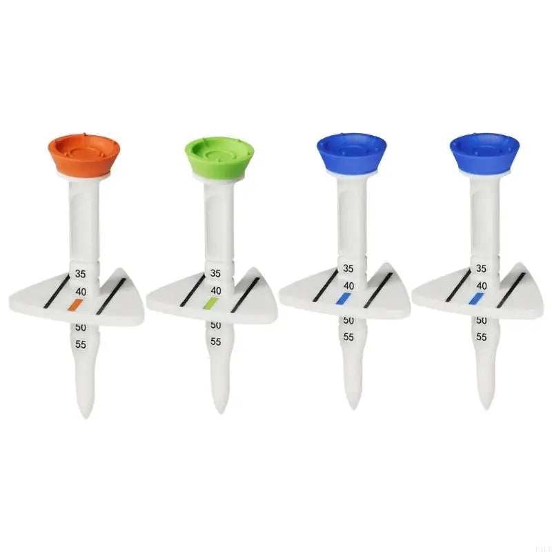F1FD 4Pcs Golfs Support Tees Golfs Tees Driver Training Accessory Plastics Golfs Tees