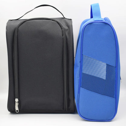 Portable Golf Shoe Bag Oxford Cloth Shoe Carrier Bags Breathable Lightweight Golf Handbag Dustproof Football Tennis Shoe Bag
