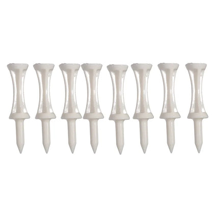 50 Pcs/Pack Professional Golf Tees 25mm-51mm Castle Orange Golfer Accessory Plastic golf tees perfect for Teeing the ball