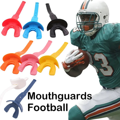 1Pcs American Football Mouth Guard Breathable Mouthguard Lip Protection Basketball Karate Boxing Rugby Accessories Sports Safety