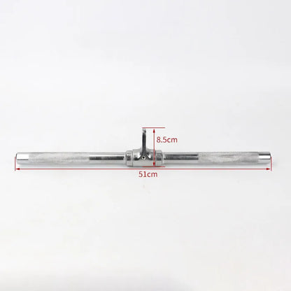 Gym Home Equipment Accessories Lat Pull Down Bar， Chrome-plated Surface Anti-rust High Load-bearing Fitness Tricep Rope Training