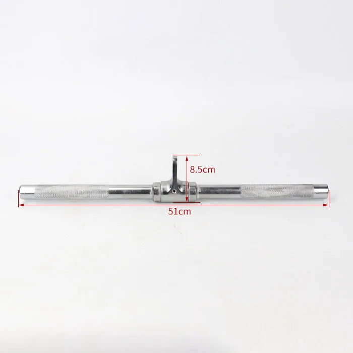 Gym Home Equipment Accessories Lat Pull Down Bar， Chrome-plated Surface Anti-rust High Load-bearing Fitness Tricep Rope Training