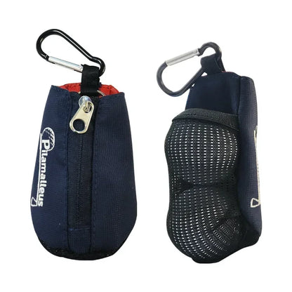 Portable Golf Ball Bag - Small Waist Pack with Cleaning Cloth, Convenient Golf Accessory Pouch for Tees & Markers"