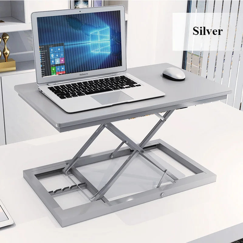 Standing Desk Converter Height Adjustable Computer Stand Riser Gas Spring Laptop Stand Riser  Lightweight Sit To Stand Riser