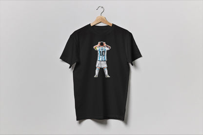 Messi Legendary Soccer Player Clothing Pattern Printing Summer Luxury Brand Cotton Men's and Women's T-Shirts Short Sleeves