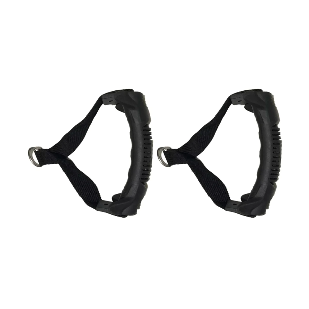 2 Pack Resistance Band Handles Gym Equipment Draw Rope Grips Strength Training Rope Handles 19X14cm