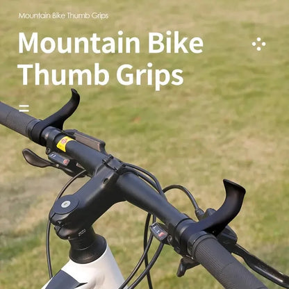 Mountain Bike Handlebars Thumb Black Grips Bicycle Handle Thumb Force Rest Grip Comfort And Shock Absorption Bike Accessories