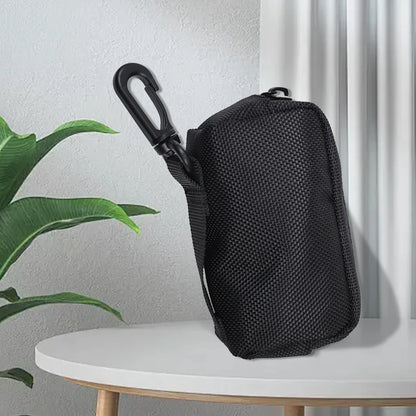 Golf Ball Case Waist Holder Bag Golf Accessories Waist Bag with Clip Golf Ball Waist Bag Golf Ball Storage Bag for Men and Women