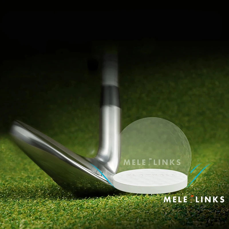 Golf Flat Ball Swing Practice Golf Balls Portable Flat Golf Balls Lightweight Golf Training Balls For Practice Indoor Outdoor