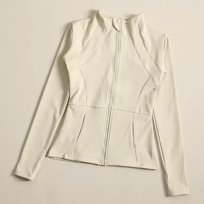 Yoga Clothes Windbreaker Sportswear Woman Running Long Sleeve Sweatshirt Sports Jackets Top Women Workout Tops Activewear