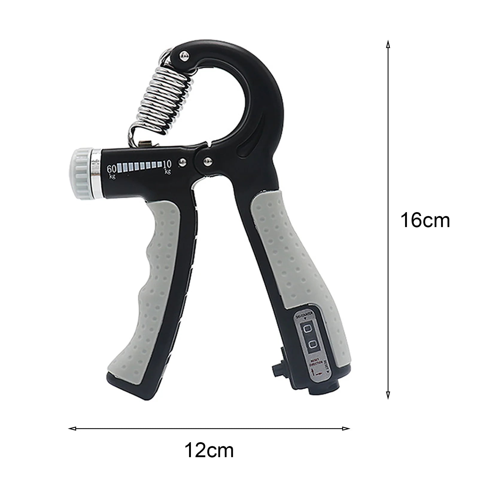 Hand Gripper with Counter R-Shape ABS Adjustable Resistance Forearm Strength Trainer Hand Grips Fitness Equipment