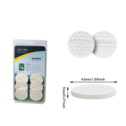 Golf Flat Ball Swing Practice Golf Balls Portable Flat Golf Balls Lightweight Golf Training Balls For Practice Indoor Outdoor