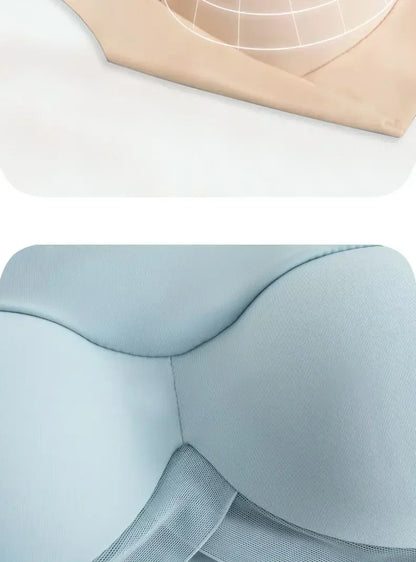 Women Lace Sport Bras Plus Size Seamless Bra Bralette Backless Lady Brassiere Vest Female Gathers Shock-Proof Wireless Top L-3XL