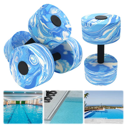2Pcs Water Dumbbells Aquatic Exercise Dumbbells Waterproof Water Aquatic Exercise Dumbbell Set for Weight Loss