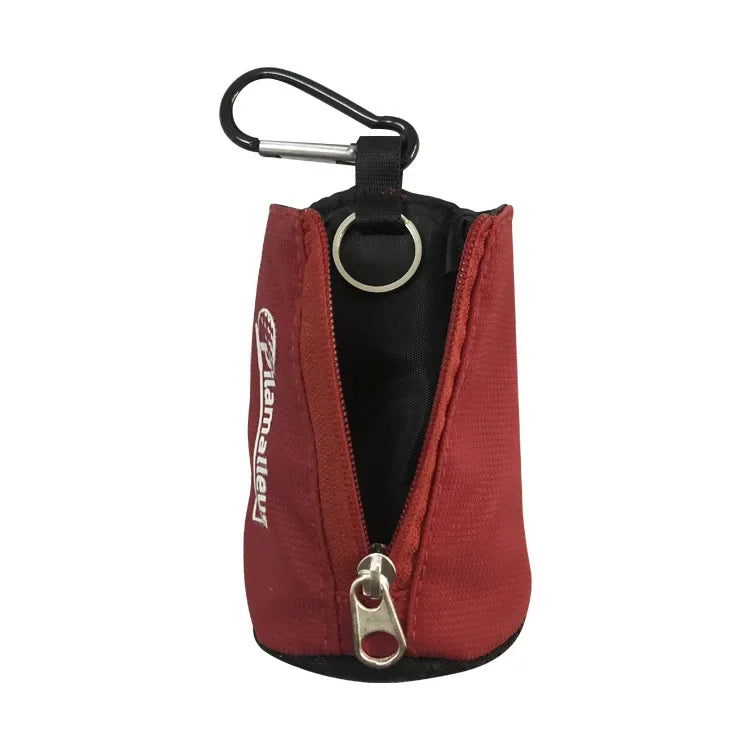 Portable Golf Ball Bag - Small Waist Pack with Cleaning Cloth, Convenient Golf Accessory Pouch for Tees & Markers"