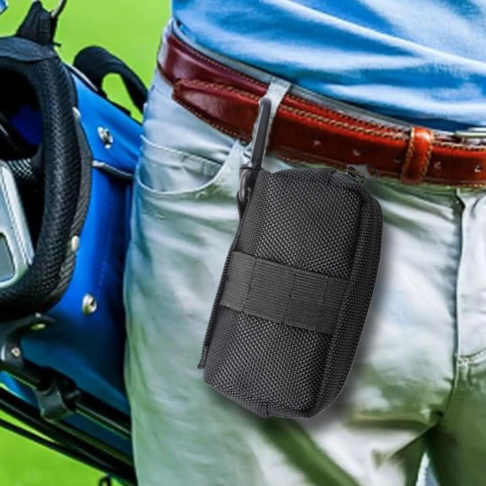 2025 Golf Ball Bag With Clip Golf Tee Holder Pouch Golf Ball Pocket Fanny Pack Lightweight Golf Ball Case Golf Accessories