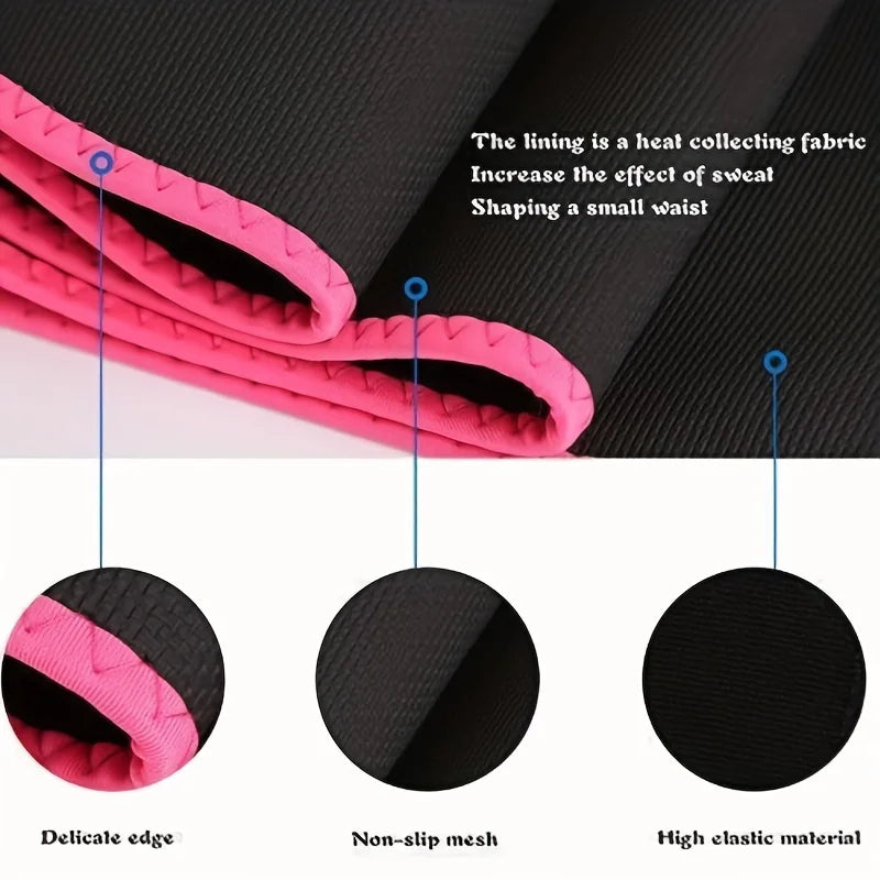 Sports Sweat Burst Waist Support Belt Shape Running Durable Waist Abdominal Fat Burning Training Belt Sauna Set Waist Trimmer