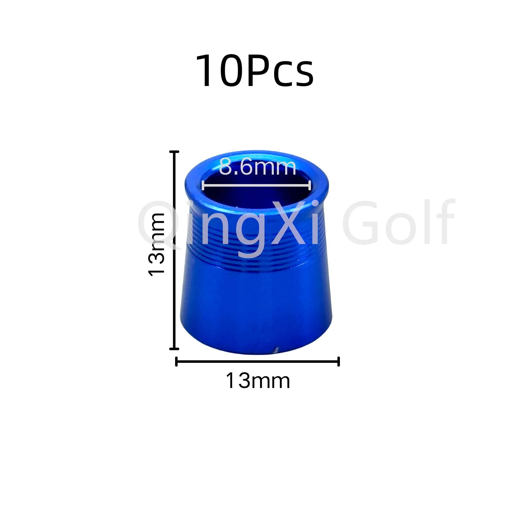 Golf Club Shaft Assembling Accessories Aluminum Material Sleeve Ferrules Fit Driver Fairway Wood Hybrid Carbon Irons Shaft Club