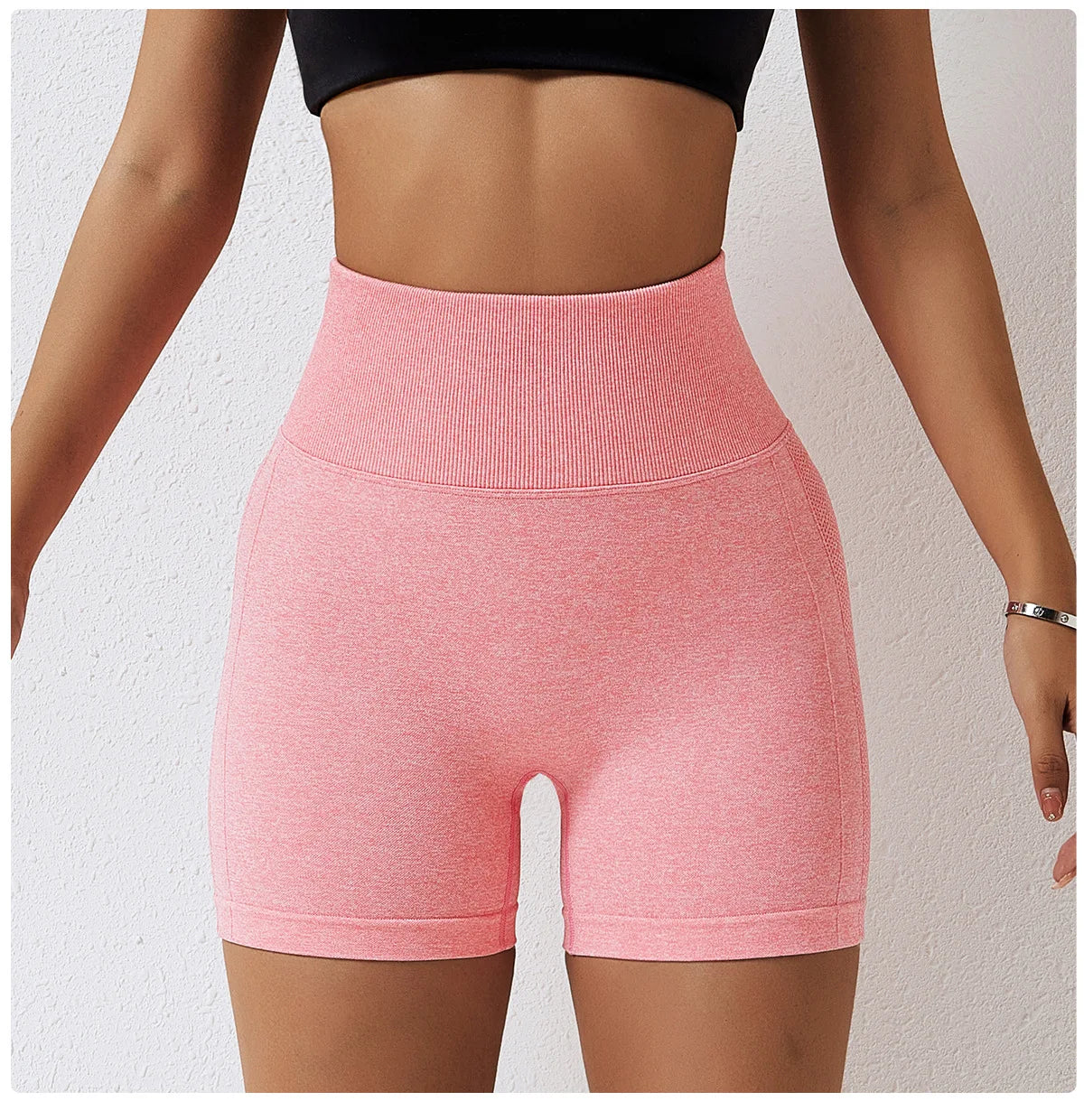Gym Shorts Women‘s High Elasticity Yoga Clothing Absorbent Short Sets Push Up Pants Running Cycling Shorts Fitness Leggings