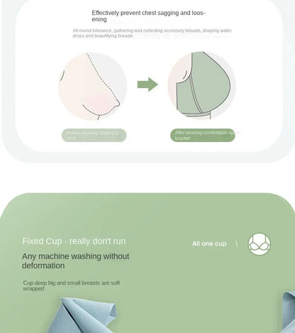 Women Lace Sport Bras Plus Size Seamless Bra Bralette Backless Lady Brassiere Vest Female Gathers Shock-Proof Wireless Top L-3XL