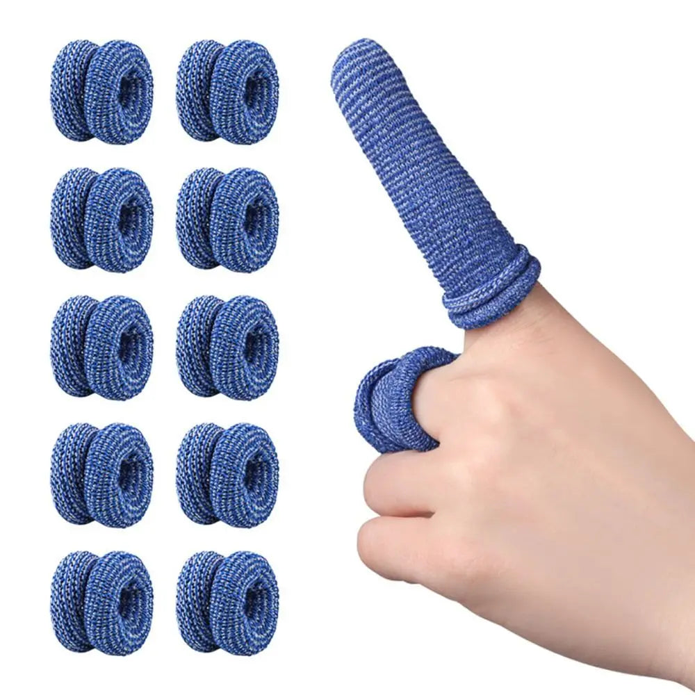 10PCS Disposable Cotton Finger Cots New Protectors Multicolor Finger Covers Breathable Non-slip Sports Safety Work