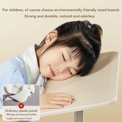 Bookshelf Children's Reading Picture Book Solid Wood Desktop Bed Floor Tablet Bracket Can Lift Baby Telescopic Wooden Book Clip