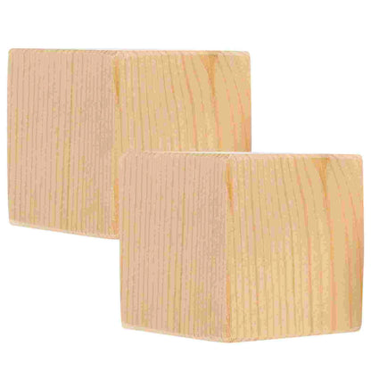 2 Pcs Heavy Duty Bed Lifts Foot Pad Furniture Booster Blocks Desk Raisers Risers For Legs Solid Wood Table Bed Heavy Duty Frame