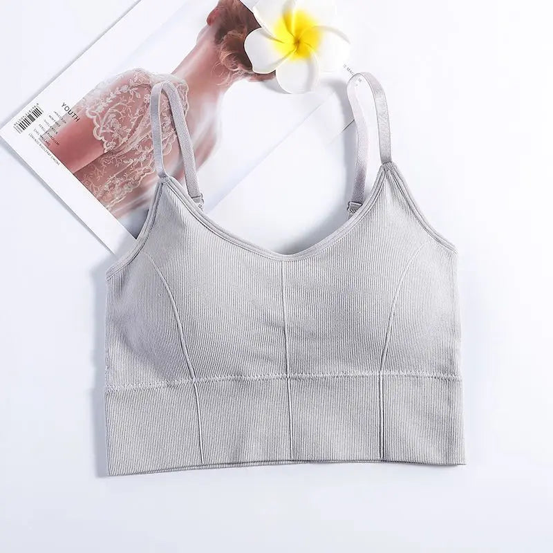 Breathable Sports Bra Anti-sweat Fitness Top Seamless Bra Shockproof Crop Top Women Push up Sport Bra Gym Workout Top