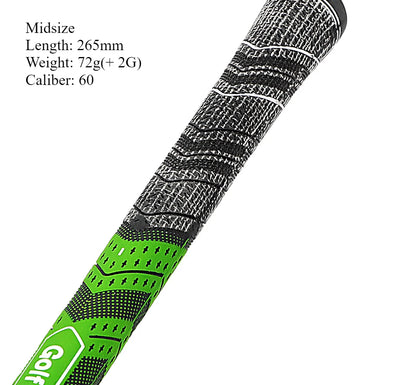 Golf Grip PLUS 4  Men's Rubber Golf Grips Cotton Yarn Golf Club Grips Iron and Wood Standard/Midsize Grip Universal