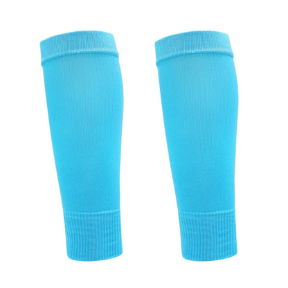 1 Pair Sports Safety Shin Pads Sleeves Football Shin Holder Instep Socks Nylon Fitness Leg Guard Sleeves for Kids Boys Men