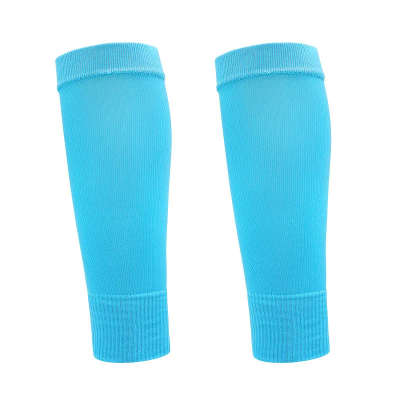 1 Pair Sports Safety Shin Pads Sleeves Football Shin Holder Instep Socks Nylon Fitness Leg Guard Sleeves for Kids Boys Men