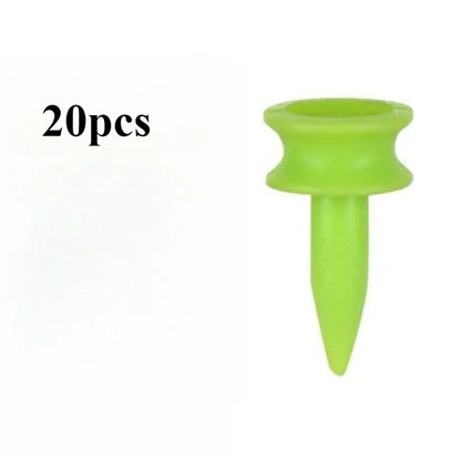 Golf Tees Green Golfer Accessory Plastic Golf Tees Perfect For Teeing The Ball Outdoor activity accessories