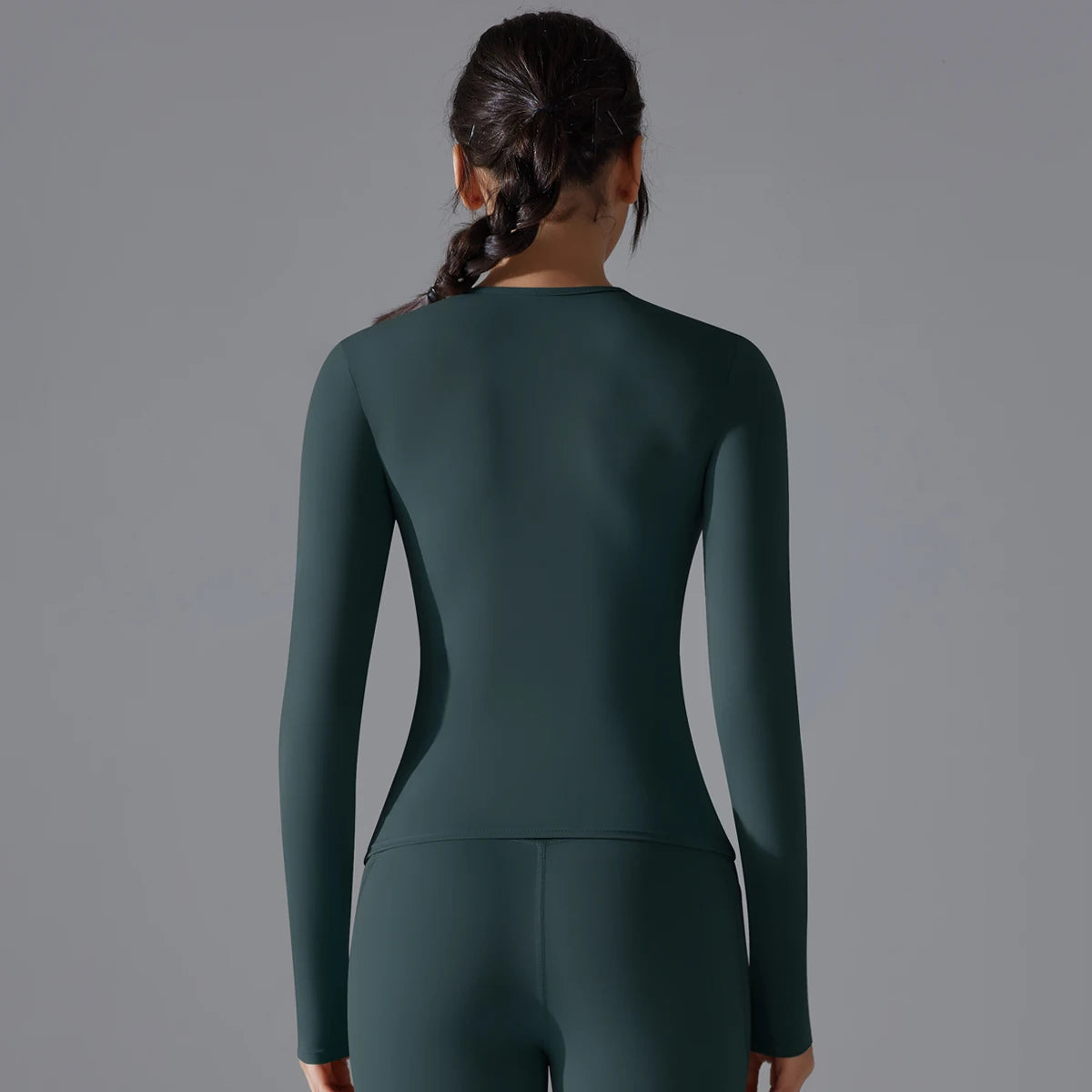 Yoga Shirts For Women Long Sleeve Winter Fitness Running Gym Clothes Workout Dry Fit Breathable High Elastic Sports Top