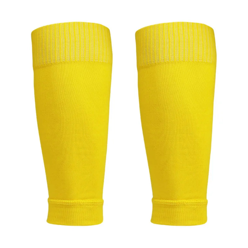 1 Pair Sports Safety Shin Pads Sleeves Football Shin Holder Instep Socks Nylon Fitness Leg Guard Sleeves for Kids Boys Men