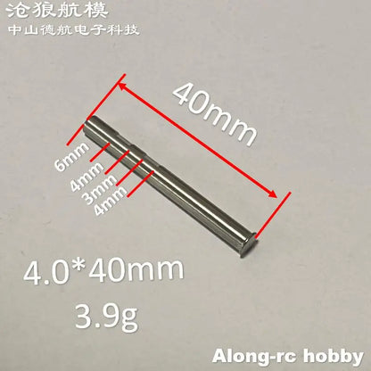 5pcs  4*33 mm or 4*40mm Steel Shaft Shaft  4 mm Bolt  RC Plane Part for Retracts  Landing Gear or DIY Models Airplane  Parts