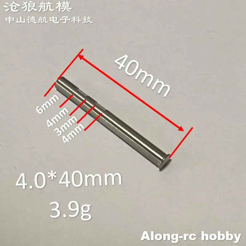 5pcs  4*33 mm or 4*40mm Steel Shaft Shaft  4 mm Bolt  RC Plane Part for Retracts  Landing Gear or DIY Models Airplane  Parts