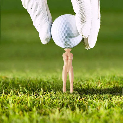 Pack of 20 Plastic Golf Tees Lady Tees Woman Golf Tees Nude Golf Tees for Golf Training