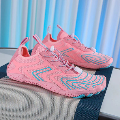 Sports Water Shoes Are Casual, Breathable, Lightweight, Quick-Drying, Barefoot, Suitable for Beach Vacation, Surfing, Swimming, Fishing, Diving, Fitness Training, Outdoor River Tracking, Adjustable Fit
