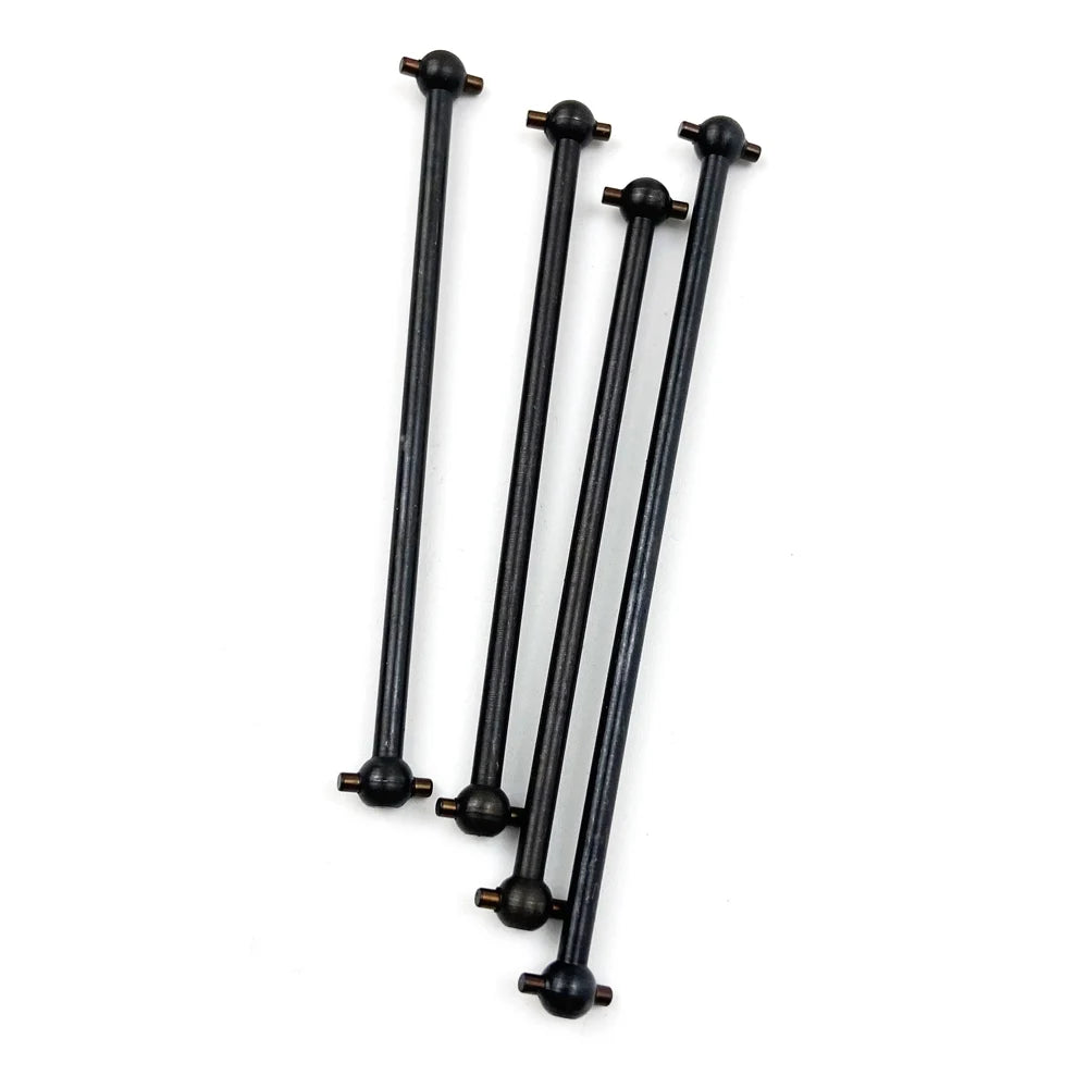 2pcs/set Steel Metal Drive Shaft Dogbone Overall Length 61mm 63mm 70mm 77mm 84mm 87mm 89.5mm 100mm For HSP 1/10 RC Car Parts